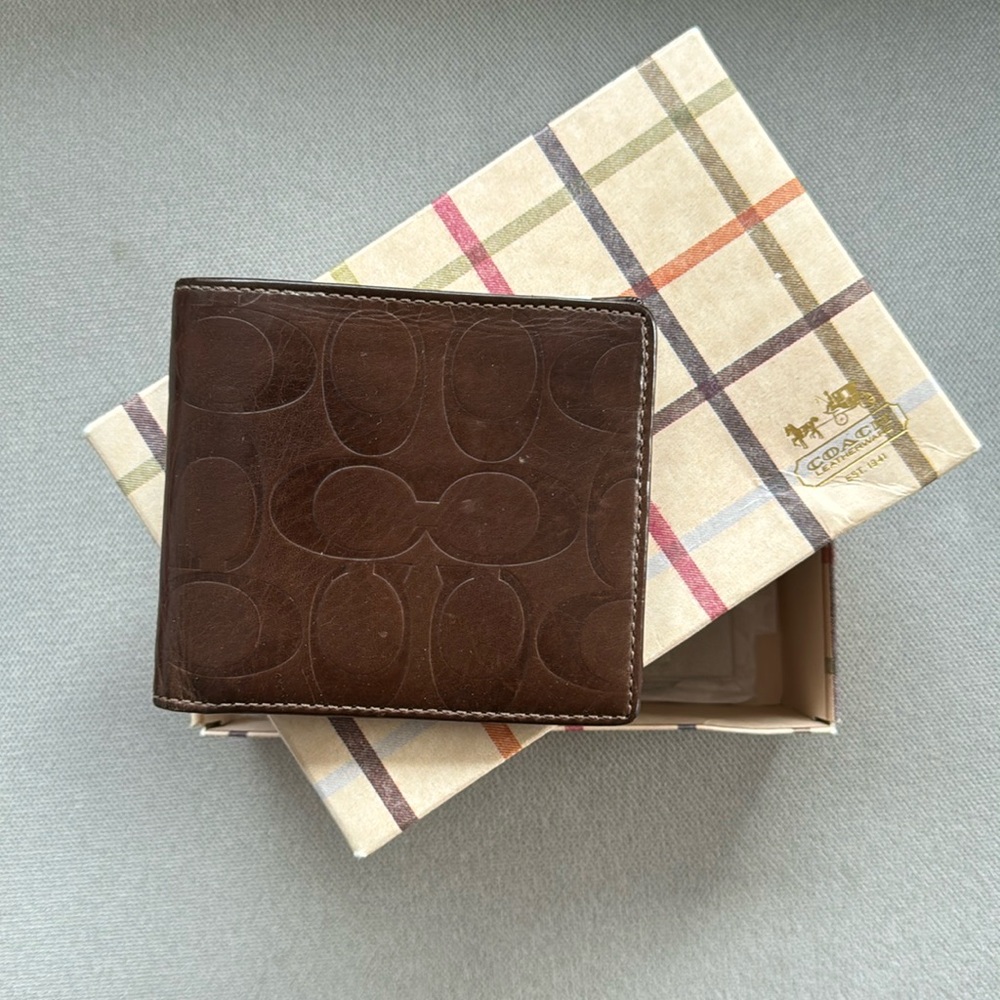 Vintage Coach Monogram Wallet